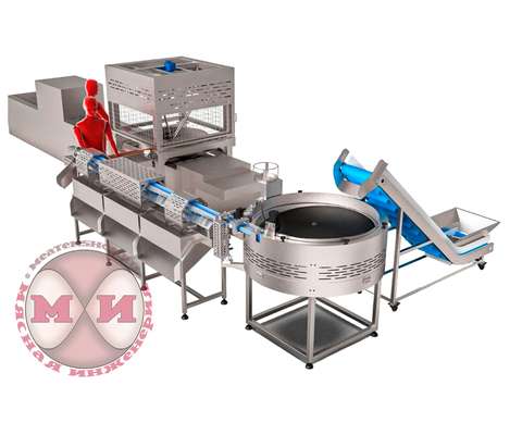 Автоматическая линия укладки колбасных изделий (АЛК)