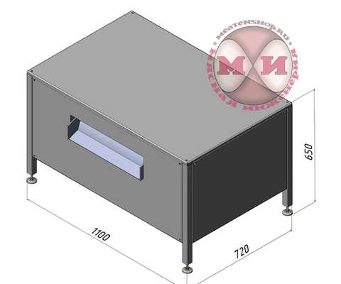 Льдогенератор ЛВЛЧ-2500 размеры