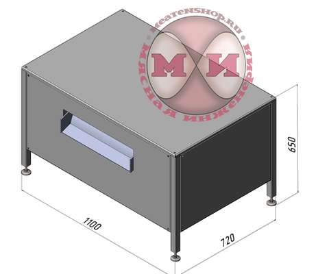 Льдогенератор ЛВЛЧ-3000 размеры