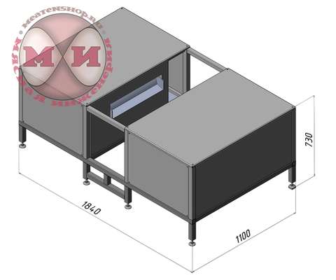 Льдогенератор ЛВЛЧ-6000 размеры