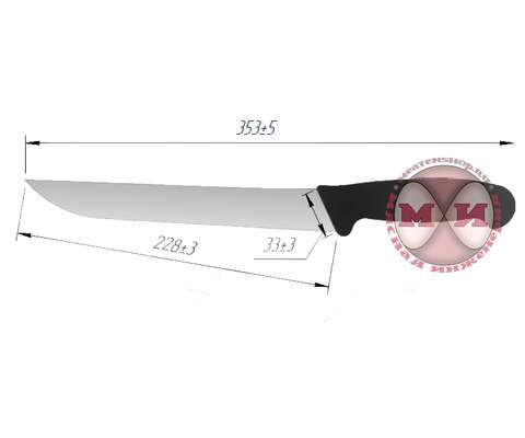 Нож мясной НМЗ 11.02.01-23 (2)