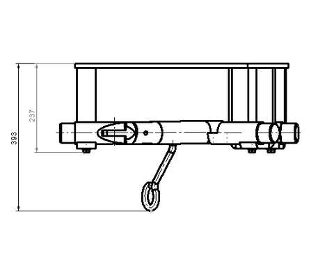 Стрелка переводная для трубчатого подвесного пути шарнирная ФПТ-СШ5 (2)