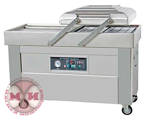 Вакуумный упаковщик двухкамерный DZ-500/2SB SS (нерж)