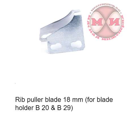 Rib puller blade 18 mm (for blade holder B 20 & B 29)